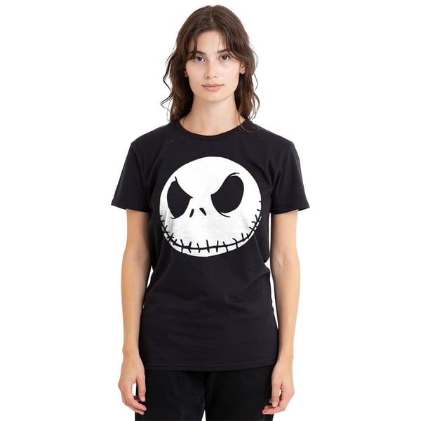 The Nightmare Before Christmas Unisex Adult Jack Face T-Shirt