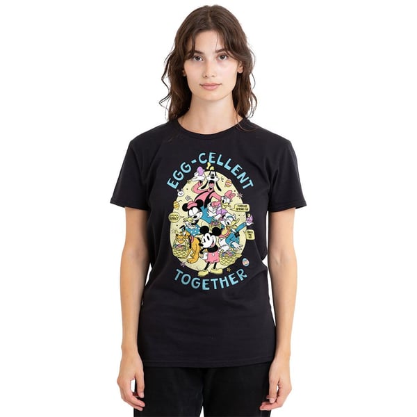 Mickey Mouse Unisex Adult Eggcellent Together Easter T-Shirt