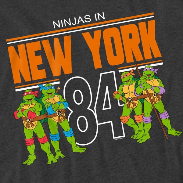 Teenage Mutant Ninja Turtles Unisex Vuxen TMNT NYC T-shirt