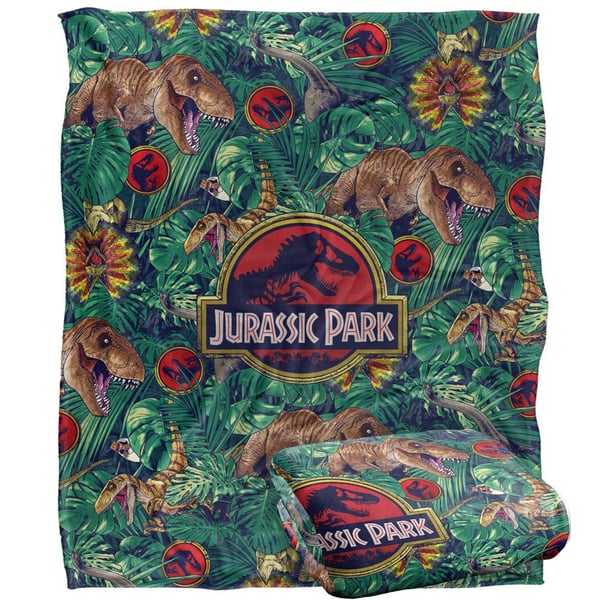 Jurassic Park Tropical Blanket