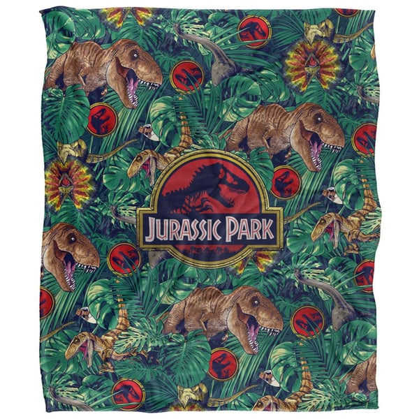 Jurassic Park Tropical Blanket