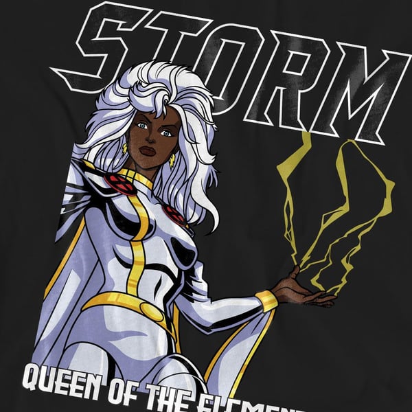X-Men Unisex Adult Queen Of The Elements Storm T-Shirt