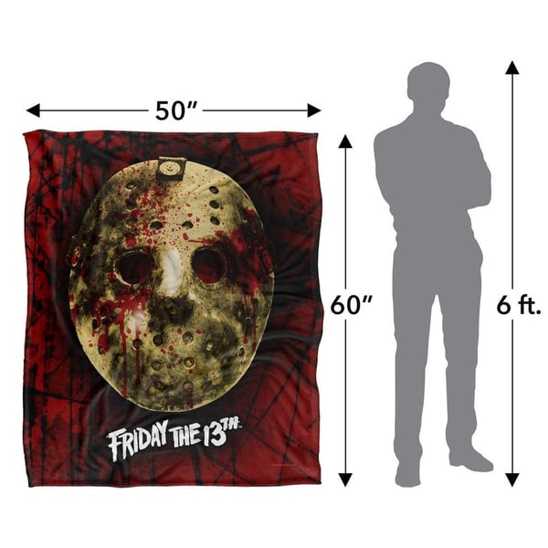 Perjantai 13. päivä -naamio Jason Voorhees -viltti
