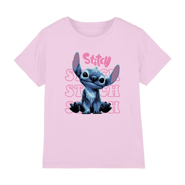 Lilo & Stitch Girls Cute As Can Be Stitch Action Pose T-Shirt
