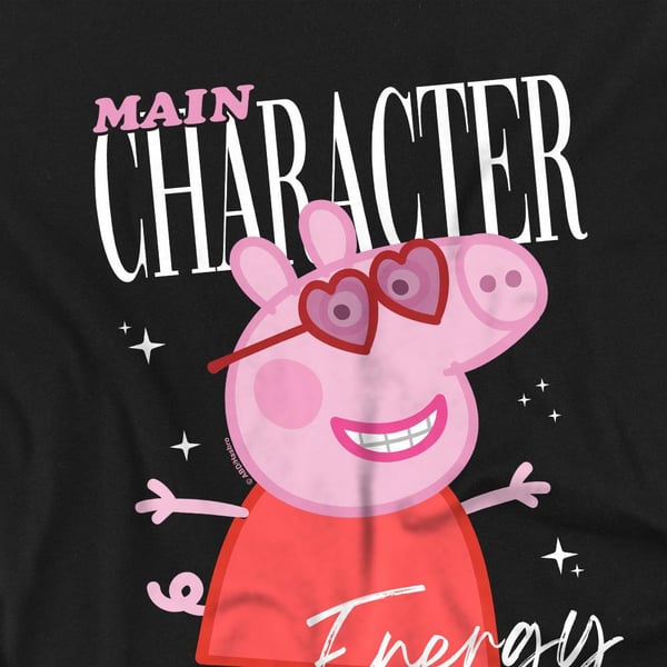 Peppa Pig tyttöjen päähenkilö T-paita