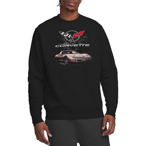 Chevrolet Unisex Adult Checkered Sweatshirt
