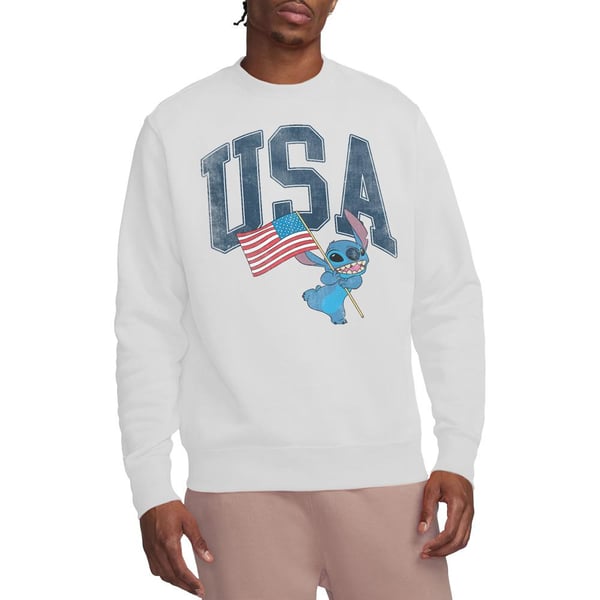 Lilo & Stitch Unisex Adult USA Sweatshirt