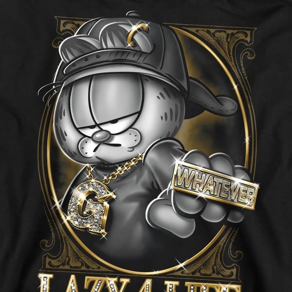 Garfield Unisex Adult Lazy 4 Life Sweatshirt