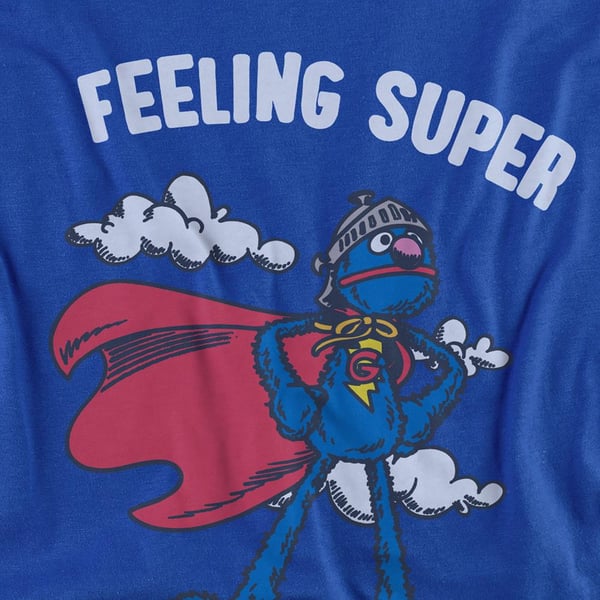 Sesame Street Unisex Adult Feeling Super Grover Sweatshirt
