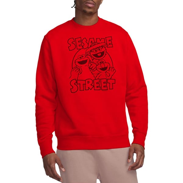 Sesame Street Unisex Adult Group Crunch Sweatshirt