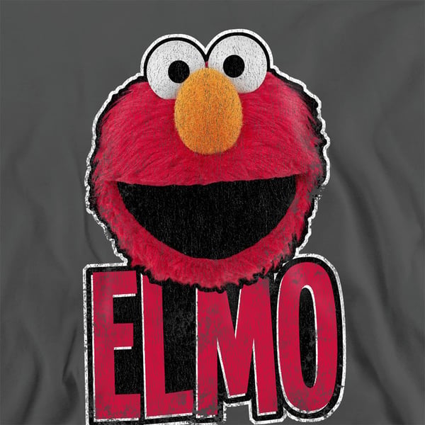 Sesame Street Unisex Adult Elmo Smile Sweatshirt