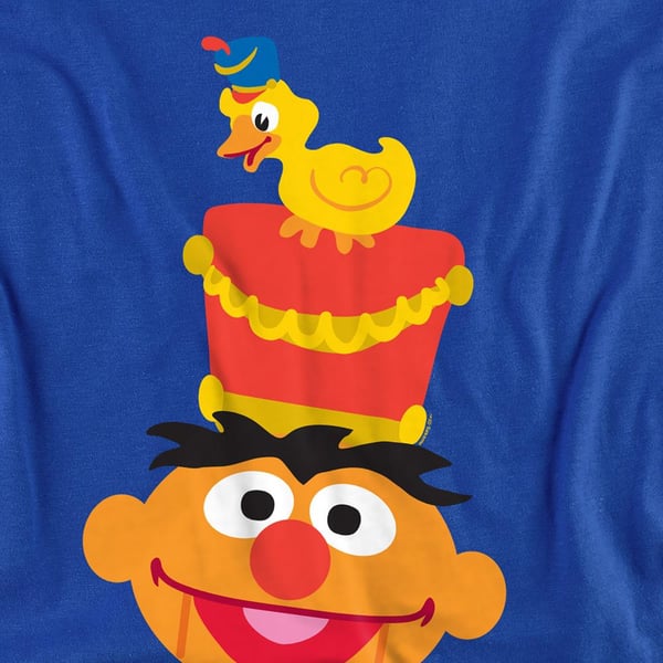 Sesame Street Unisex Adult Ernie Nutcracker Christmas Sweatshirt
