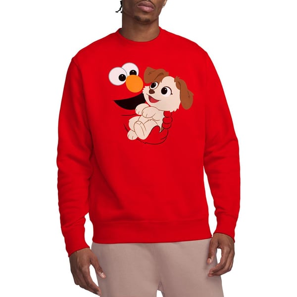 Sesame Street Unisex Adult Tango Face Elmo Sweatshirt