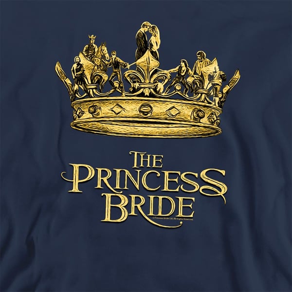 The Princess Bride Unisex Adult Crown Sweatshirt