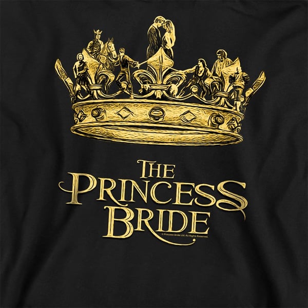 The Princess Bride Unisex Adult Crown Sweatshirt