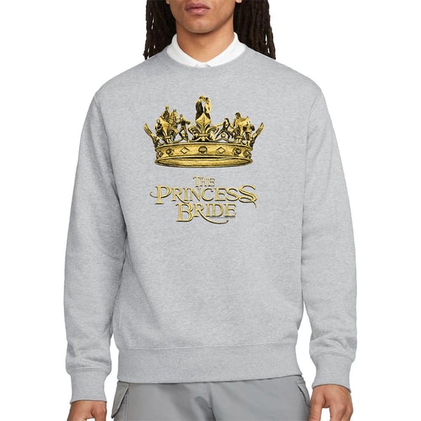 The Princess Bride Unisex Adult Crown Sweatshirt