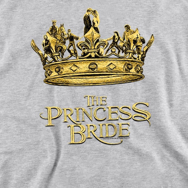 The Princess Bride Unisex Adult Crown Sweatshirt