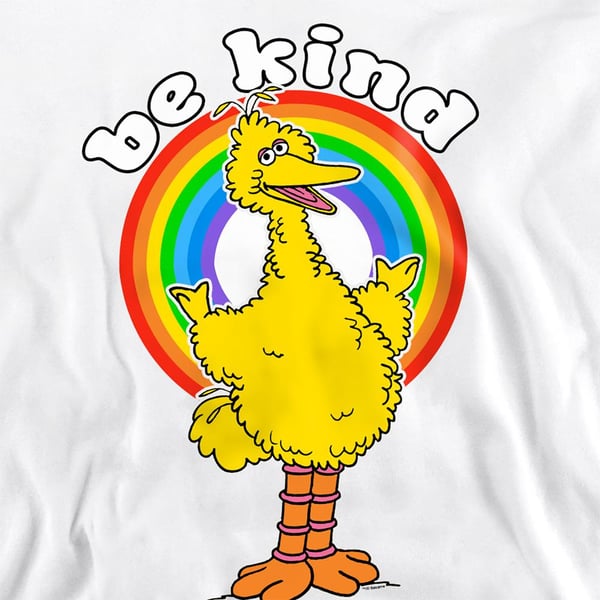 Sesame Street Unisex Adult Be Kind Sweatshirt