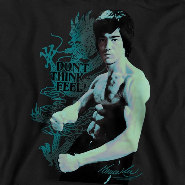 Bruce Lee Unisex Adult Don´t Think Feel Sweatshirt