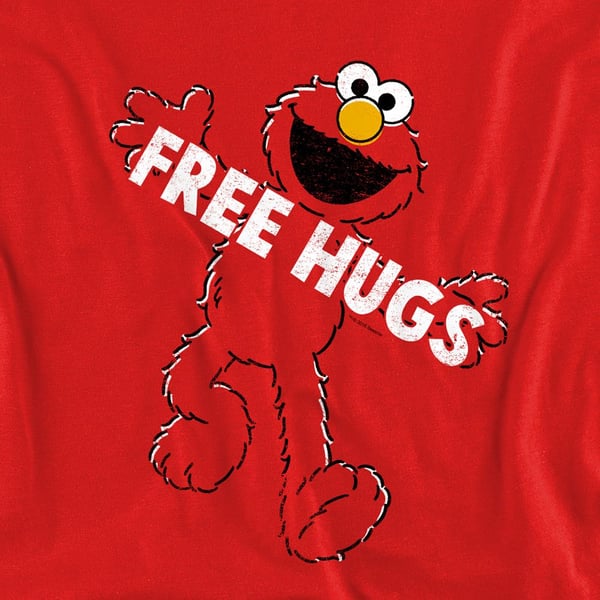 Sesame Street Unisex Adult Free Hugs Sweatshirt