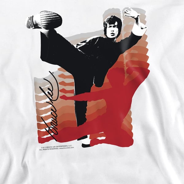 Bruce Lee Unisex Adult Kick It Sweatshirt