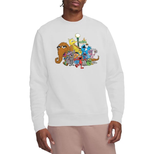 Sesame Street Unisex Adult Street Light Sweatshirt