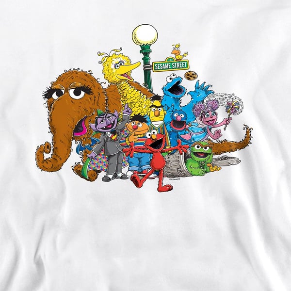 Sesame Street Unisex Adult Street Light Sweatshirt