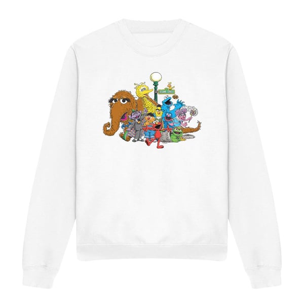 Sesame Street Unisex Adult Street Light Sweatshirt