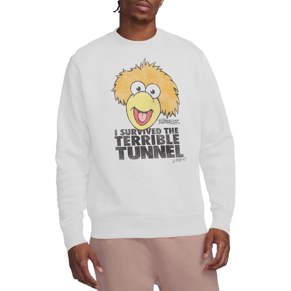 Fraggle Rock Unisex Adult Terrible Tunnel Sweatshirt