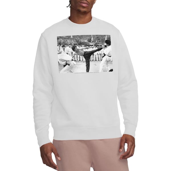 Bruce Lee Mens Kick To The Head Sweatshirt