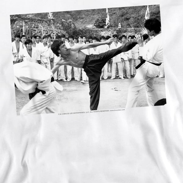 Bruce Lee Mens Kick To The Head Sweatshirt