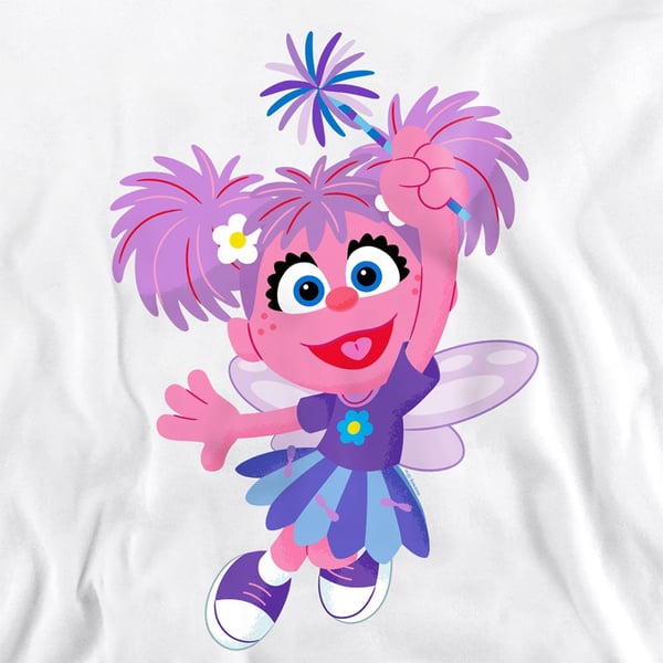 Sesame Street Unisex Adult Furry Friends Forever! Abby Cadabby Sweatshirt
