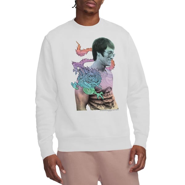 Bruce Lee Unisex Adult A Little Bruce Sweatshirt