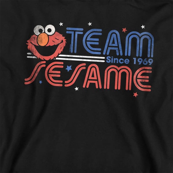 Sesame Street Unisex Adult Team Elmo Sweatshirt