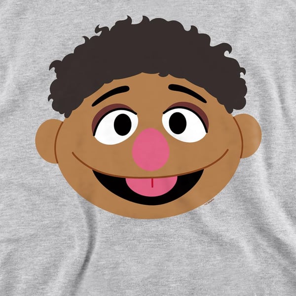 Sesame Street Unisex Adult Tamir Face Sweatshirt