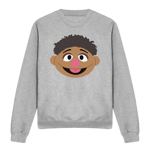 Sesame Street Unisex Adult Tamir Face Sweatshirt