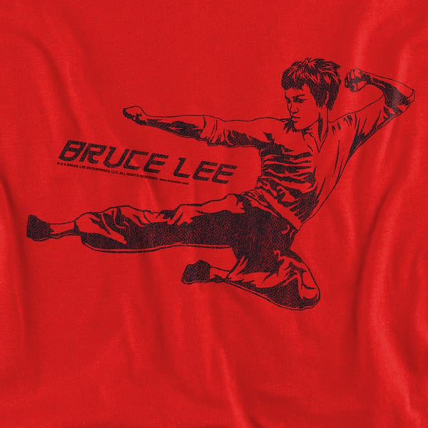 Bruce Lee Unisex Adult Line Kick Sweatshirt