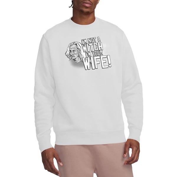 The Princess Bride Unisex Adult Not A Witch Tagless Sweatshirt