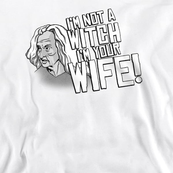 The Princess Bride Unisex Adult Not A Witch Tagless Sweatshirt
