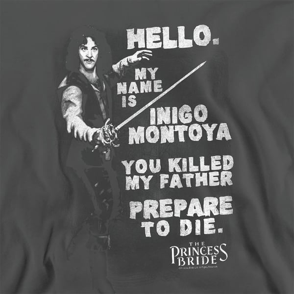 The Princess Bride Unisex Adult Hello Again Sweatshirt
