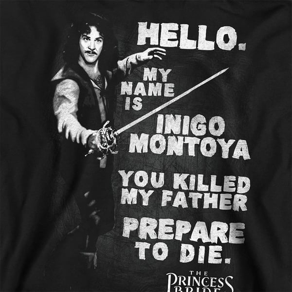 The Princess Bride Unisex Adult Hello Again Sweatshirt