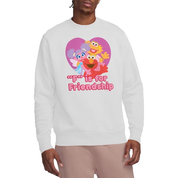 Sesame Street Unisex Adult Friendship Sweatshirt