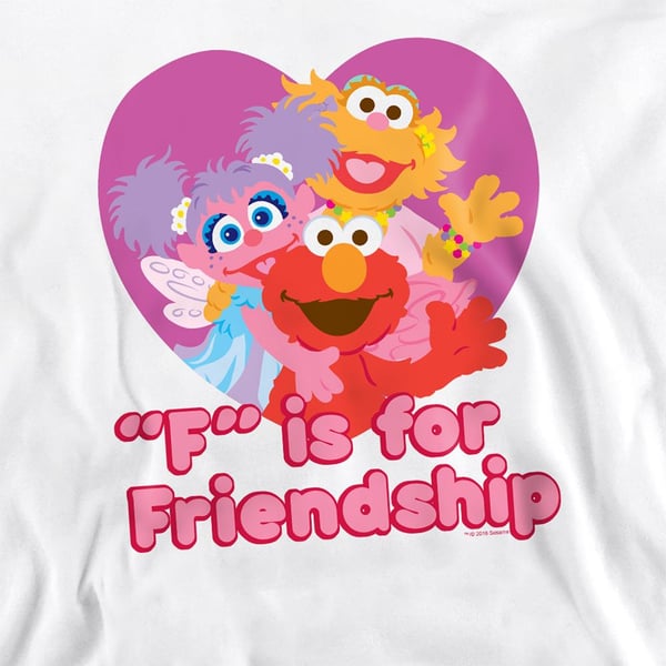 Sesame Street Unisex Adult Friendship Sweatshirt