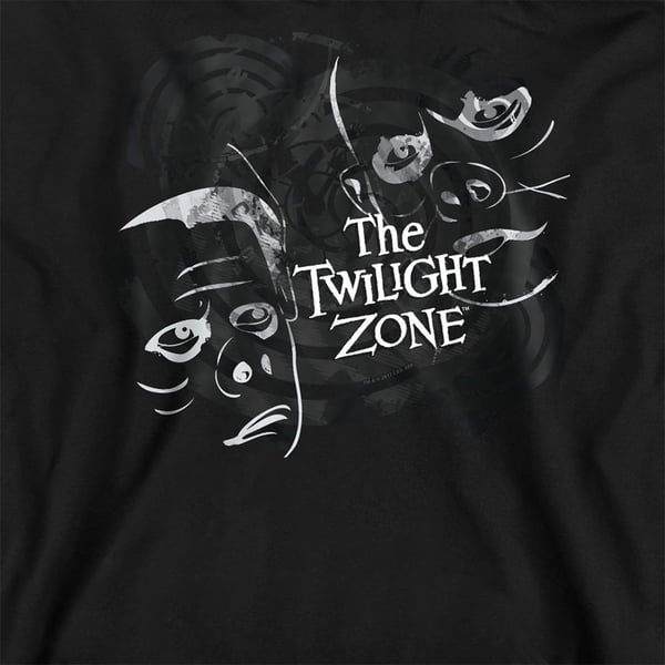 The Twilight Zone Unisex Adult Strange Faces Sweatshirt