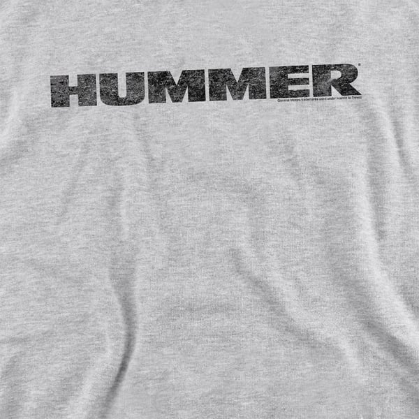 Hummer Unisex Adult Distressed Logo Sweatshirt