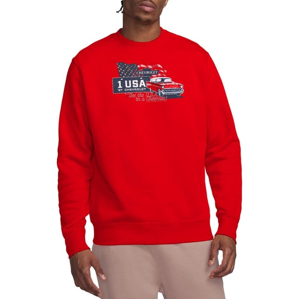 Chevrolet Unisex Adult See The USA Sweatshirt