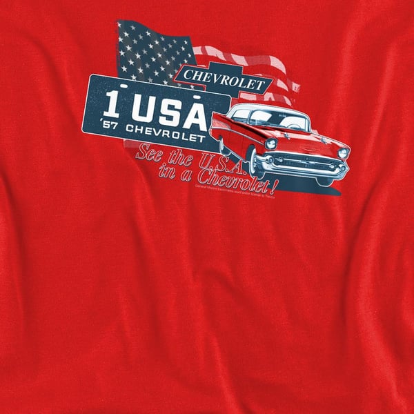 Chevrolet Unisex Adult See The USA Sweatshirt