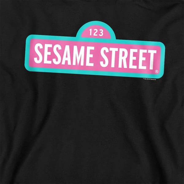 Sesame Street Unisex Adult Alt Logo Sweatshirt