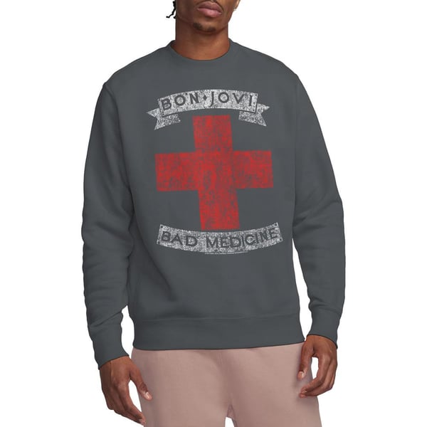 Bon Jovi Unisex Adult Bad Medicine Sweatshirt