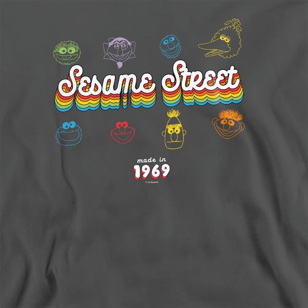 Sesame Street Unisex Adult Made In 1969 Sweatshirt